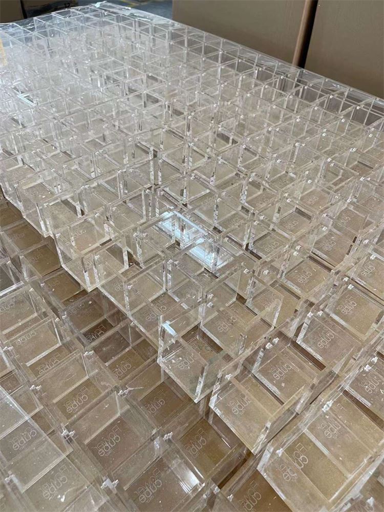 acrylic rose flower box