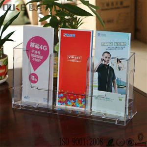 Ntshiab A3 Acrylic Leaflet zaub raug Leaflet Racks
