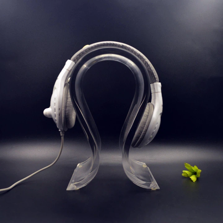 Fashion Design Best Headphone Stand Headset Holder Acrylic Headphone Hanger