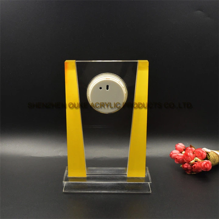 Manufacturer Sale Unique Modern Desk Bedside Clock Acrylic Table Clock