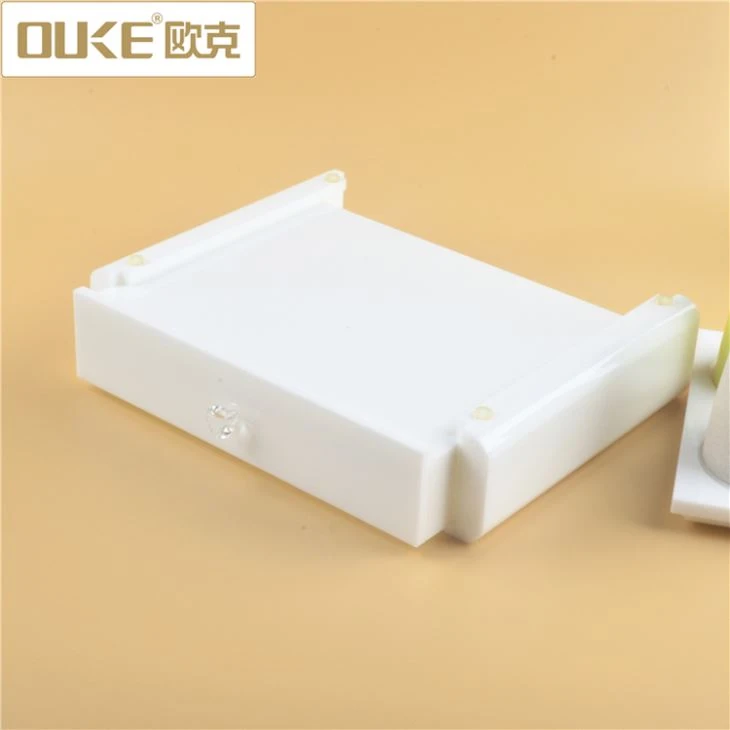 Durable White Hotel Acrylic Storage Boxes