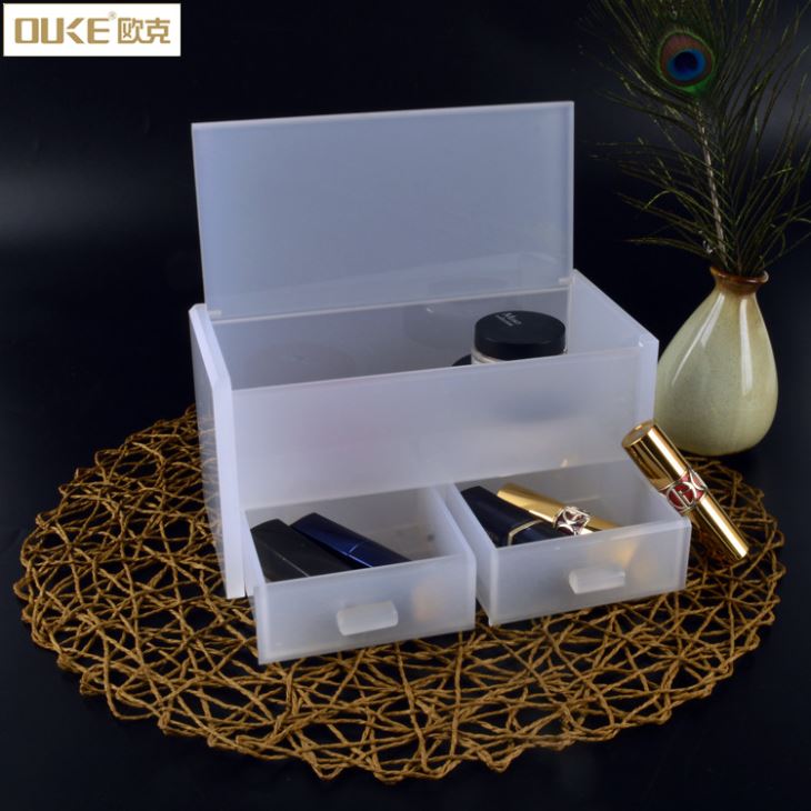 Hot Selling Luxury White Acrylic Cosmetic Box