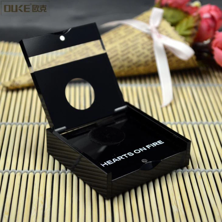 Romantic Black Acrylic Jewelry Box