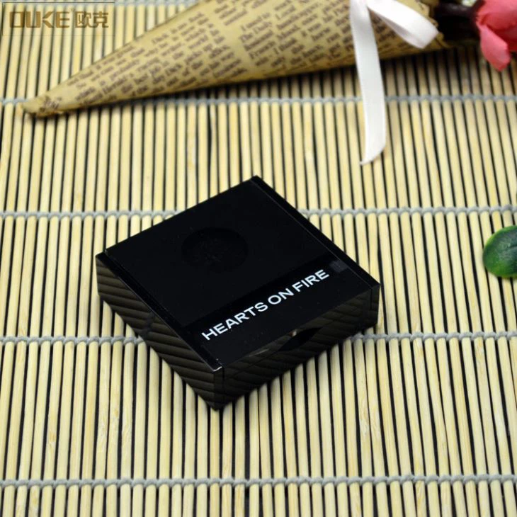 Romantic Black Acrylic Jewelry Box