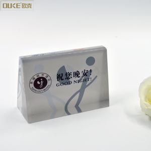 Khoom Yuam Pem Ob-Sab Clear Acrylic Block