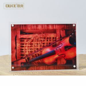 Lag luam Wholesale yooj yooj yim 18 * 13cm Acrylic Diam duab ncej