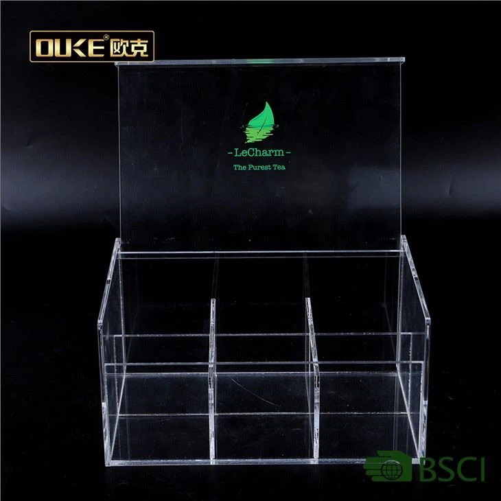 Clear Acrylic Tea Box